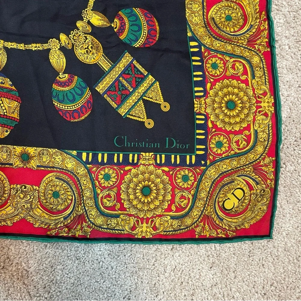 Christian Dior Silk Scarf